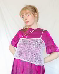Image 4 of Pearl mesh top