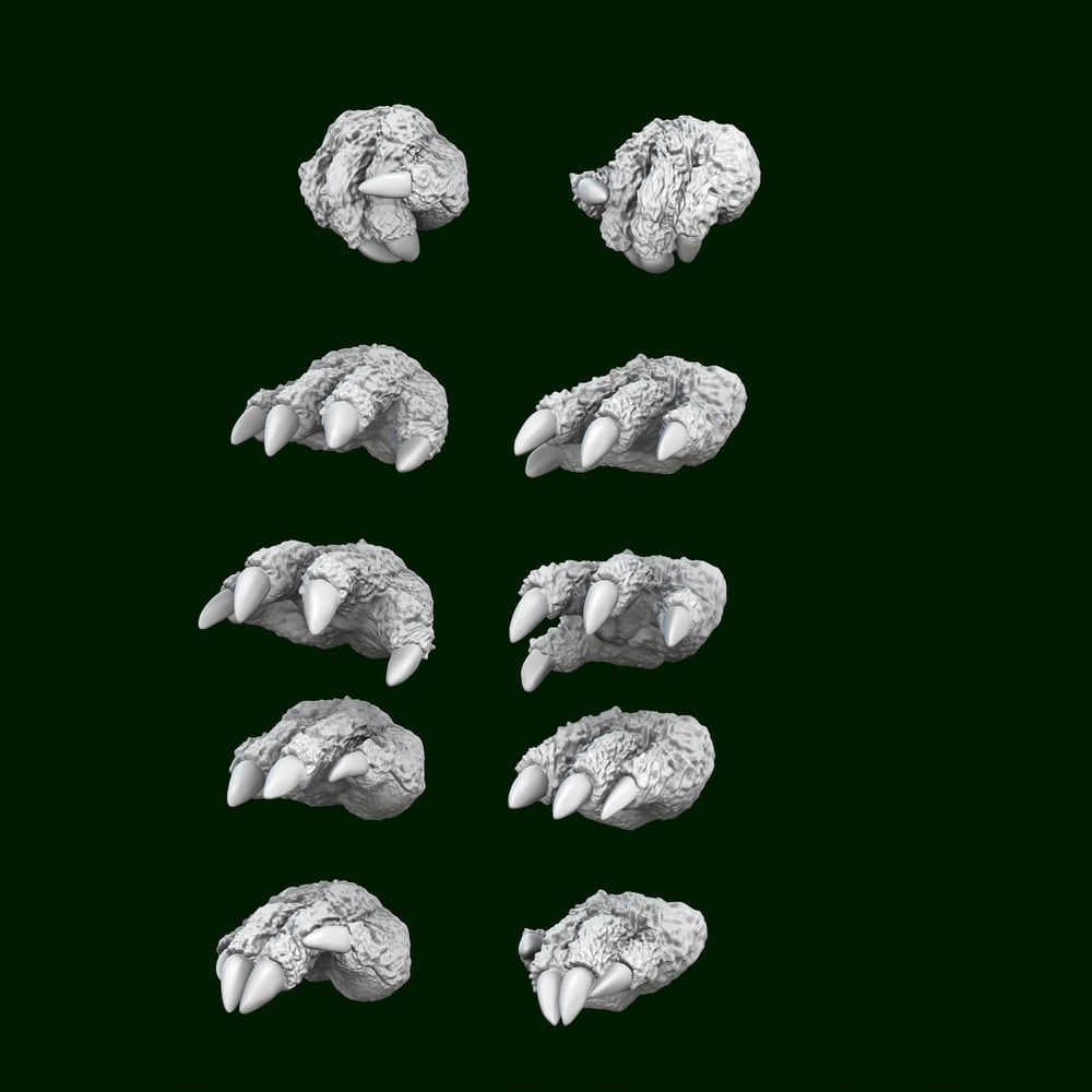 Atomic Reptile: Defender( Alternate hands set)