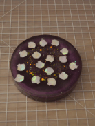 Image of Solid Purple Resin Coaster