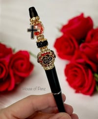 Cross and Roses Pen