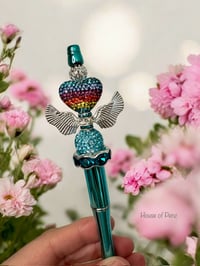 Rainbow Heart Pen