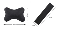 Image 4 of 4PCS Mercedes interior accessories headrest pillows and seat belt covers