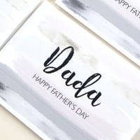 Image 1 of Dada Father’s Day Card. Dada Card. Dada First Fathers Day.