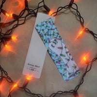 Image 3 of Bookmark Swoopy Ghost Tangled in Holiday Lights