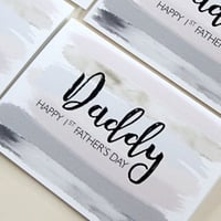 Image 2 of Daddy Father’s Day Card. Daddy Card. Daddy First Fathers Day.