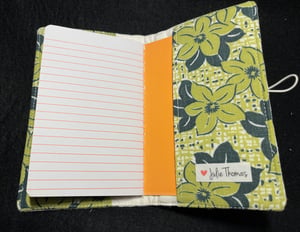 Image of Vintage Cross-Stitched Ivy Notebook