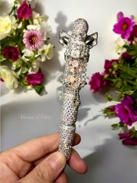 Image 2 of AB Rhinestone Butterfly Pen
