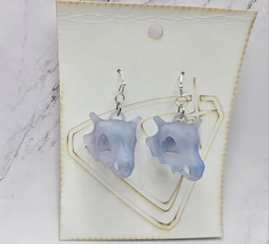 Cubone Skull Earrings