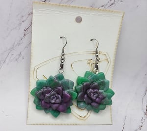 Succulent Earrings