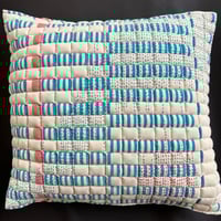 Image 3 of Kutti Kutti Kuchi Sujni Cushion Cover by Rafiq Bhai and RassLeela Textile