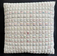 Image 1 of Kutti Kutti Kuchi Sujni Cushion Cover by Rafiq Bhai and RassLeela Textile