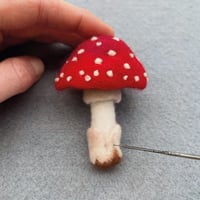 Image 4 of Toadstool Needle Felting Kit