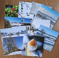 Christmas cards - Pack A - random assortment of 10 cards with a mix of images