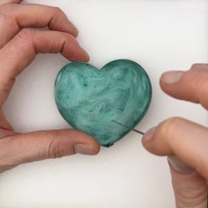 Image of Needle Felted Heart Decorations Kit