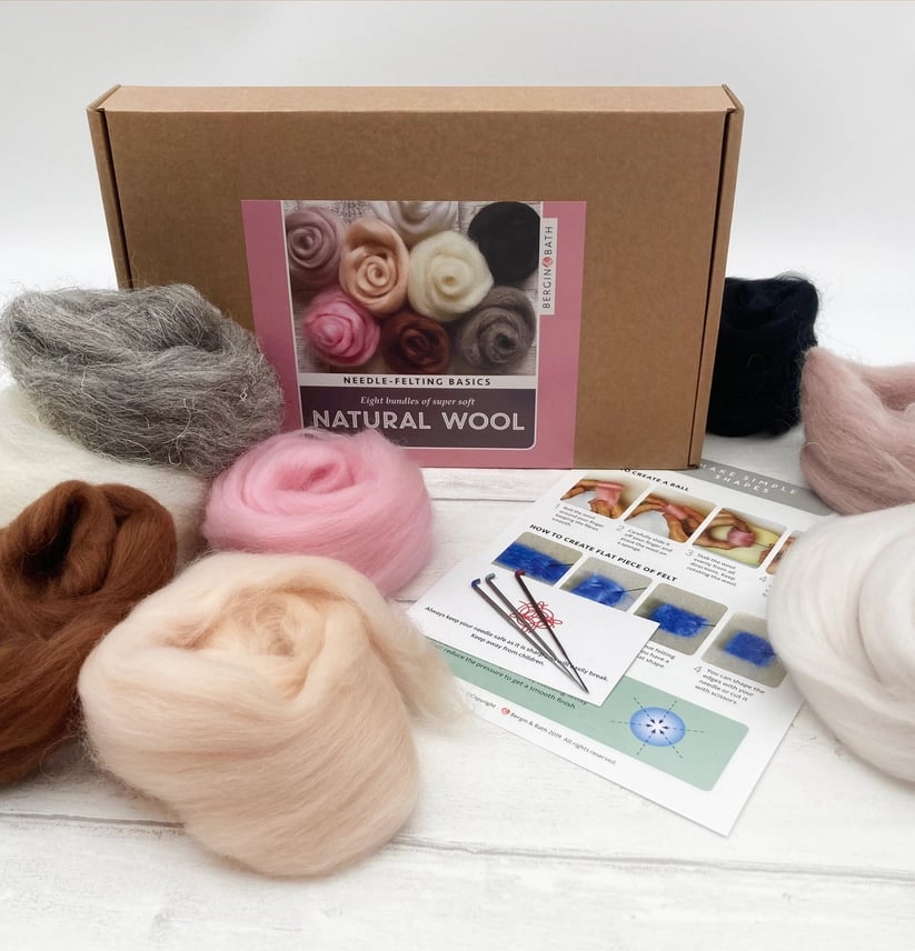 Image of Needle Felting Starter Kit - Natural