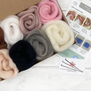 Image of Needle Felting Starter Kit - Natural