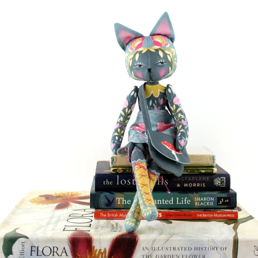 Image of Diy Dolly Kit - Flora the Forager and Mushroom Book