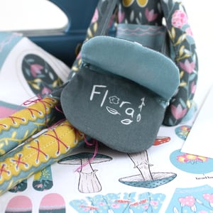 Image of Diy Dolly Kit - Flora the Forager and Mushroom Book