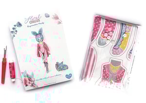 Image of DIY Dolly Kit - Mewky the Circus Ringmaster Cat Bunny Doll
