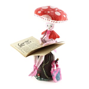 Image of Diy Kit - Patience the Mushroom Girl with 20 Zen Cards