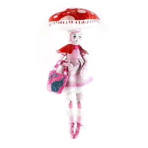 Image of Diy Kit - Patience the Mushroom Girl with 20 Zen Cards
