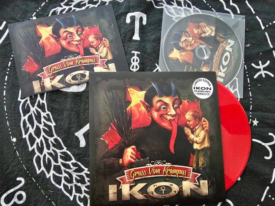 Image of GRUSS VOM KRAMPUS 7" VINYL AND CD/POSTCARD