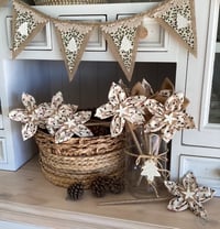 Image 1 of #14 Rustic Christmas Bunting - 10 Flags