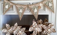 Image 3 of #14 Rustic Christmas Bunting - 10 Flags