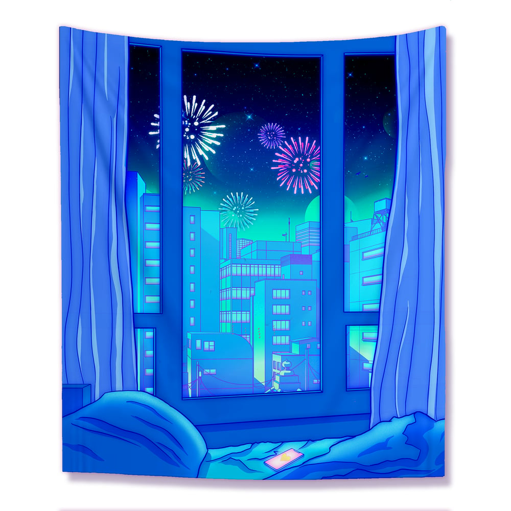 Image of Tokyo Summer Dreams Tapestry