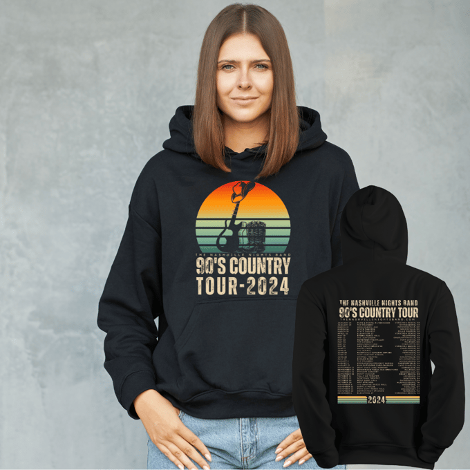 Image of 2024 90's Country Tour Unisex Hoodie 