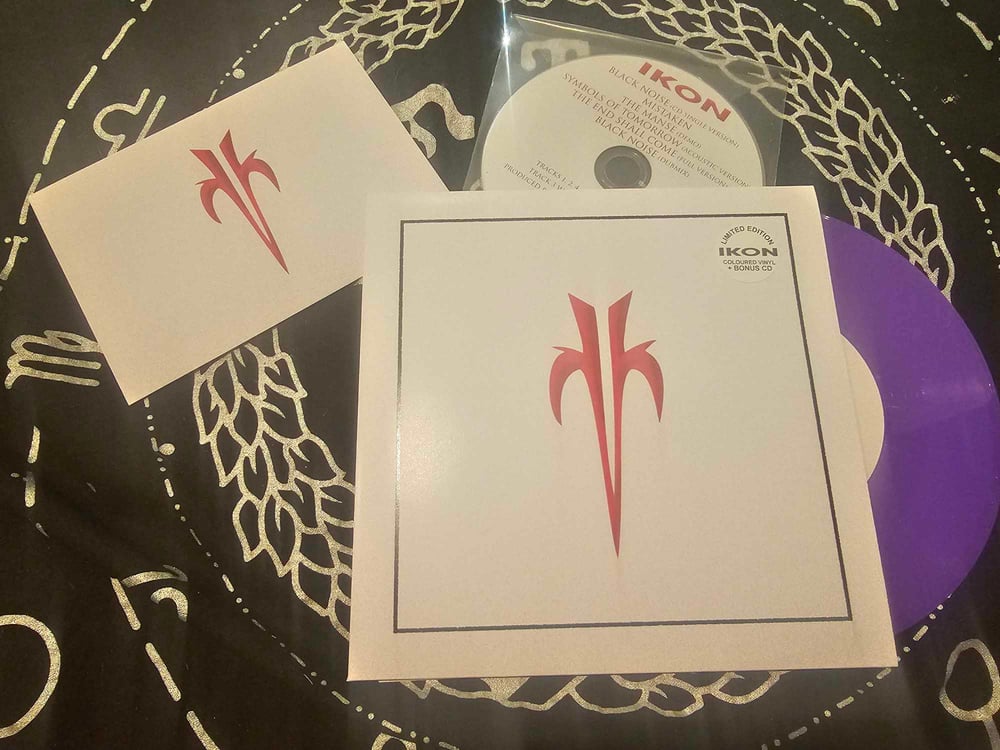 Image of BLACK NOISE 7" VINYL  CD AND POSTCARD
