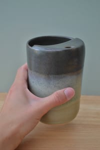 Image 3 of Charcoal Apple Blossom Travel Cup