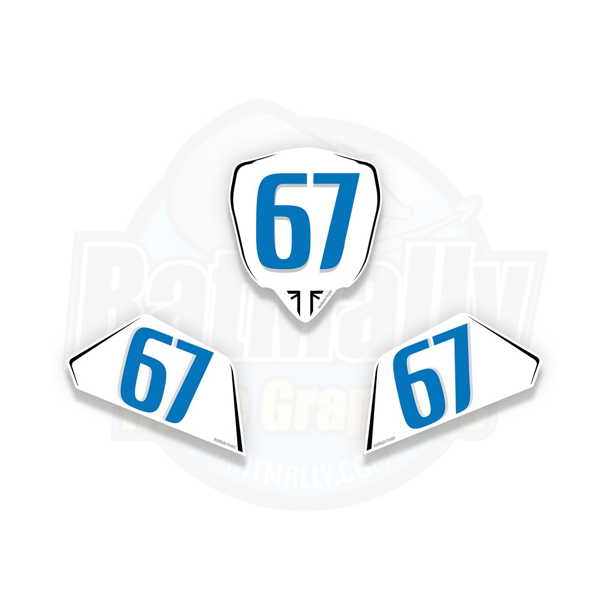 Race Number Boards to fit Triumph Daytona 675R 2013-2018 / RatMally ...