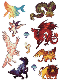 Witch Hat Atelier Creature Sticker Sheet