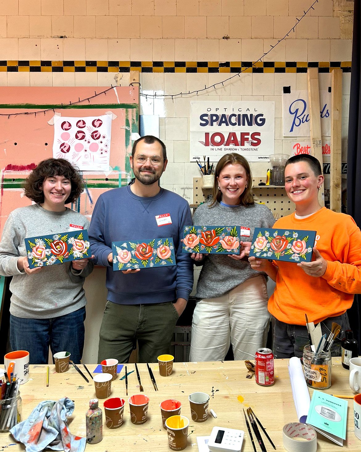 Image of Canal Boat Roses Workshop