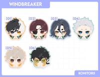 [★] Windbreaker Acrylic Keychain