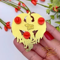 Image 4 of Golden Phoenix Rising Pin - Symbol of Strength and Resilience