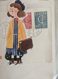 Recycled Vintage Envelope Booklet