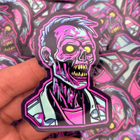 Image 4 of Spooky Holographic Zombie Sticker | Cool and Creepy Decal for Horror Fans