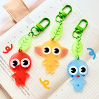 Pikmin Frosted Acrylic Linked Charms