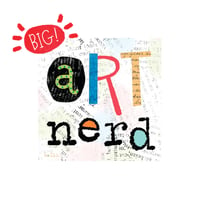 Image 1 of BIG Art Nerd Sticker