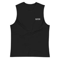 Image 1 of Bator Embroidered Muscle Shirt