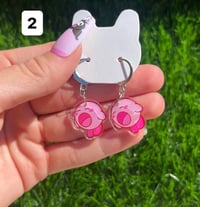 Image 2 of Kawaii Poyo Handmade Dangle Earrings