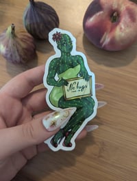 Image 2 of No Hugs Cactus Sticker