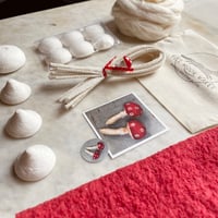 Image 1 of Spun Cotton Mushrooms - Extra Supplies kit