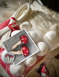 Image 2 of Spun Cotton Mushrooms - Extra Supplies kit