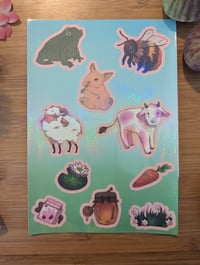 Farm Animals Sticker Sheet 