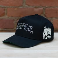 Image 1 of Black Varsity Hat