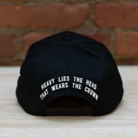 Image 2 of Black Varsity Hat