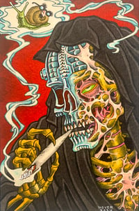 Image 1 of “Smoke Reaper no. 61” original painting